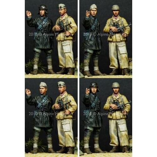 1/35 Resin Figure Building Kit assault Soldiers