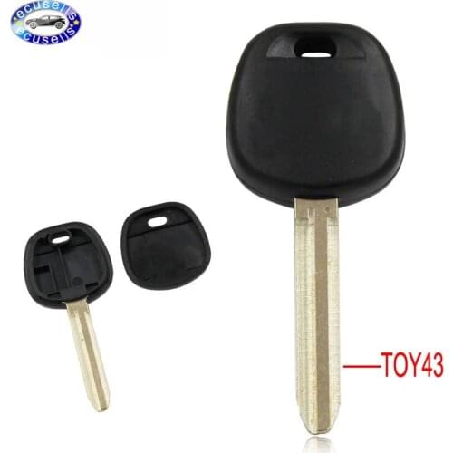 10PCS/LOT, Key Shell Toy43 For Toyota (inside available for TPX1,TPX2 Chip and Carbon chip)