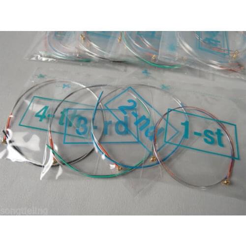2sets Nylon Violin 4/4 of fine strings (doubleE-A-D-G) #6618