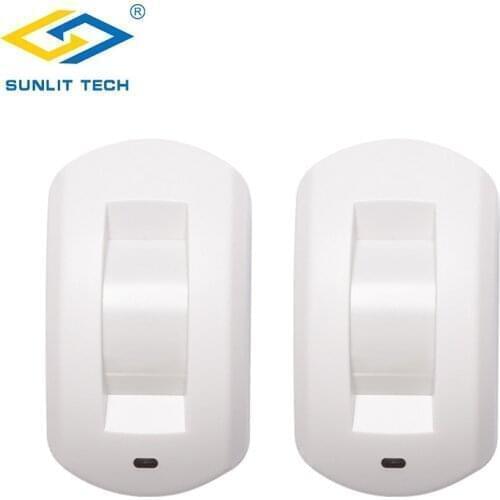 2pcs/Lot Wired Curtain Window PIR Motion Sensor Ceiling Passive Infrared Motion Detector For Home Burglar Alarm Security System