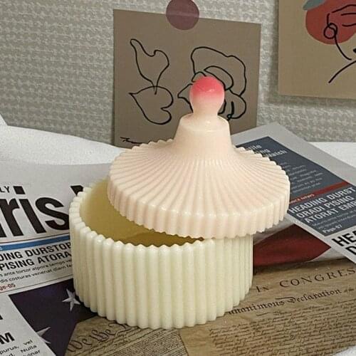 Aromatherapy candle plaster diy decoration Korean storage container silicone mold