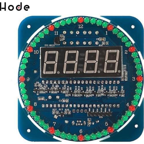 DS1302 Digital LED Display Module Alarm Electronic Digital Clock LED timer Temperature Display DIY Kit Learning Board