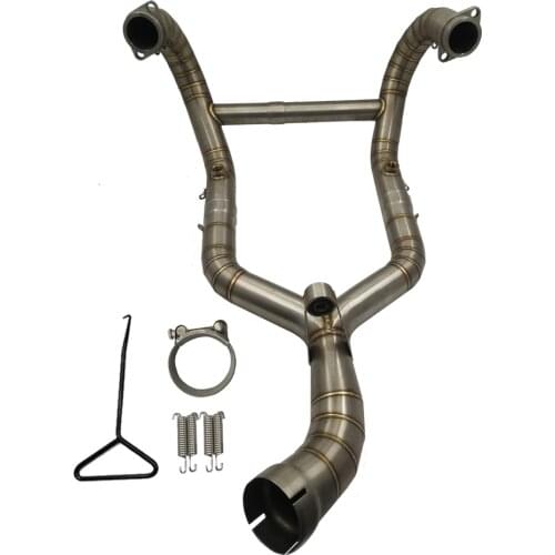 Stainless steel 304 R nineT motorcycle exhaust muffler contact middle pipe slip on For BMW R nineT