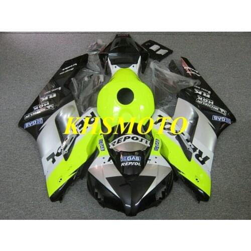 Motorcycle Fairing kit for CBR1000RR 04 05 CBR 1000RR 2005 2004 cbr1000rr ABS Green silver Fairings set+gifts HS69