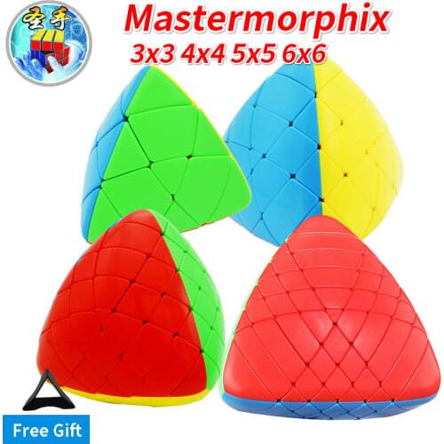 Sengso Shengshou 3x3x3 mastermorphix 3x3 4x4 5x5 6x6 Megamorphix 4x4x4 Rice Dumpling Stickerless Magic Cube Speed Cube