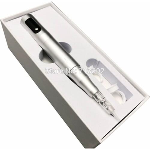 Professional LED Digital Wireless PMU Tattoo Machine Permanent Makeup Eyebrow Lips Pen (5-speeds Gray)