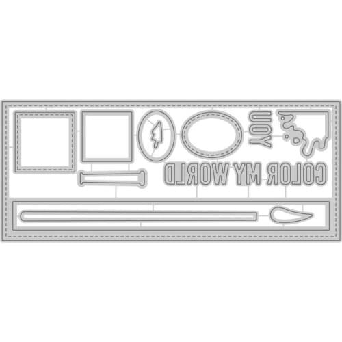 2021 AliliArts Metal Cutting Dies Slimline frame diy Scrapbooking Photo Album Decorative Embossing PaperCard Crafts Die