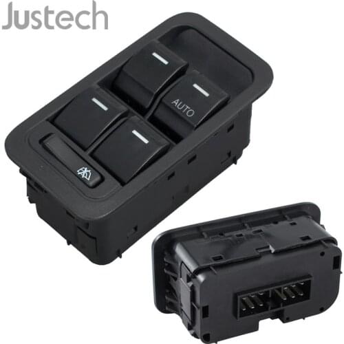 Justech Car Master Power Window Switch 9R7914A132AA For Ford Territory SX SY TX Illuminated Black 13 Pin 4 Buttons Window Switch