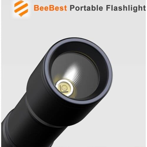 Beebest Porbable Flashlight AAA Battery 3 Lighting Mode Waterproof Torch Mini LED Flashlight For Camping Night Lighting