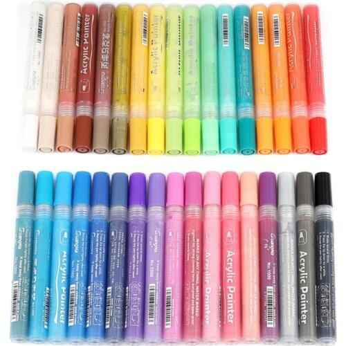 1 Pcs 36 Colors Resin Drawing Pen Acrylic Paint Marker Pen For Ceramic Decoration Art Painting DIY Nail Art Epoxy Resin Crfat