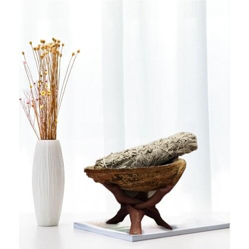 White Sage Storage Rack Purification Purify Negative Energy Yoga Meditation White Sage Burning Storage Rack Household Goods
