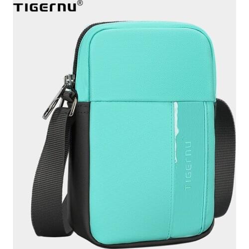 Tigernu New Casual Women Shoulder Bag Handbags Cigarette Phone Bag Wallet Waterproof Men Mini Crossbody Bag Messenger Bag Female