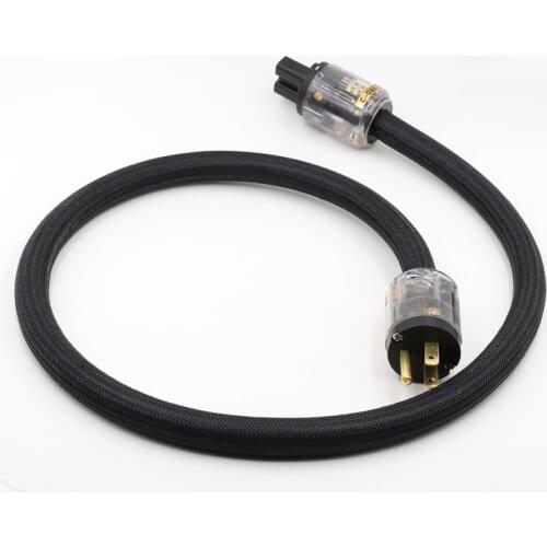 0.5M~3M Hi-End Hi-Fi FURUKAWA Audio Power Cable Cord Schuko US IEC Plug