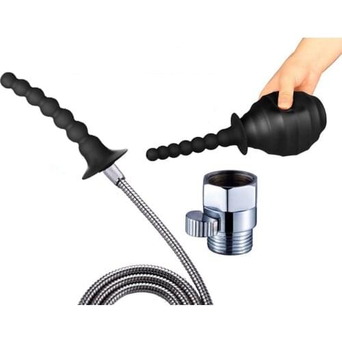 Wetips Silicone Enema Shower Manual Anal Shower Lavement Nettoyage Anales Ducha Bulb Bidet Mixer Watering Bidet Enema Cleaning