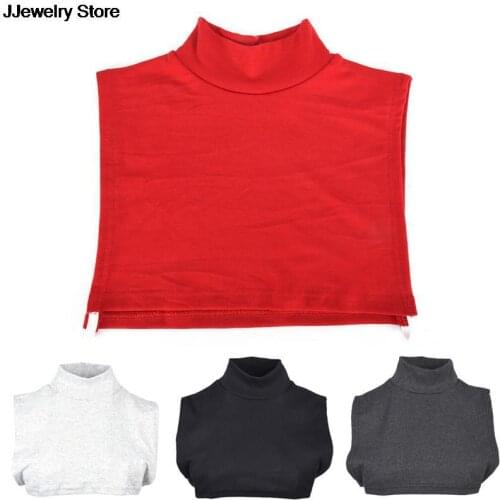 1PC Women Fake Collar Turtleneck Soft Removable Detachable High Collars Women Apparel Accessories