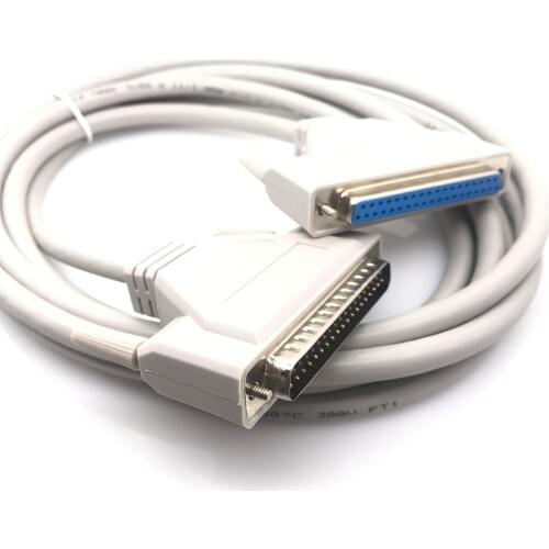 1.4M 2.7M 4.5M DB37 37Pin Male to Female M/F Serial Port Extend DATA Cable Cord Printer AQJG 3m