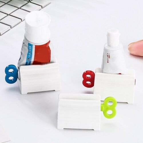 1pcs MultiFunction Toothpaste Squeeze Facial Cleanser Squeeze Manual Toothpaste Clip Cleaning Supplies Toothpaste Squeezer