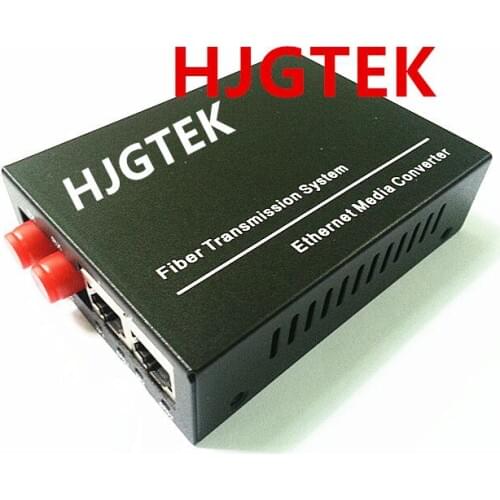 10/100M SM Duplex FC External power supply 2RJ45 20KM Unmanageable Fiber Optical Switch
