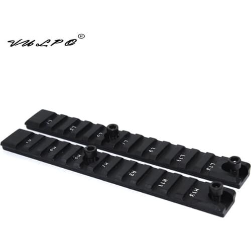 VULPO 2pcs G36 CNC Machined 20mm Picatinny Rail Set Long Type For G36 G36C Rail System