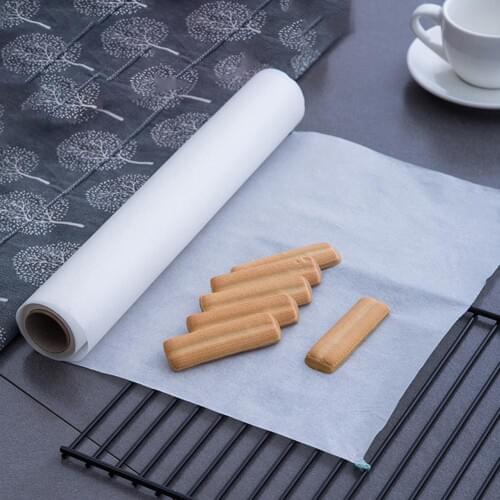 5/10/20/35m Kitchen Greaseproof Non-stick Oven Liner BBQ Baking Cooking Paper Rectangle Baking Sheets for Bakery BBQ Party