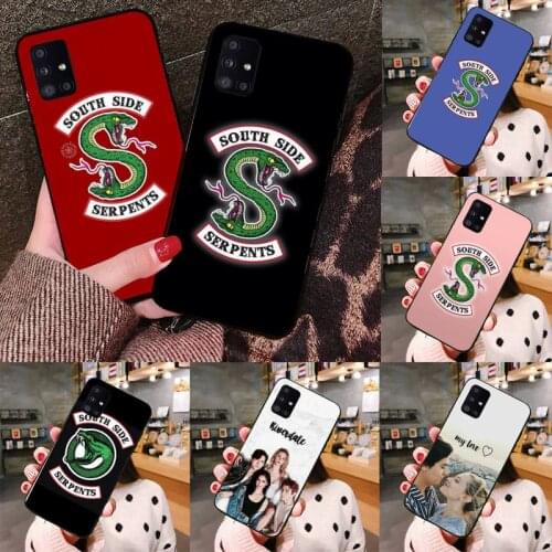 TV Riverdale Southside Serpent Phone Case For Samsung galaxy S 21 20 10 8 A 51 71 50 21s 70 40 20 20e note 10 plus Ultra