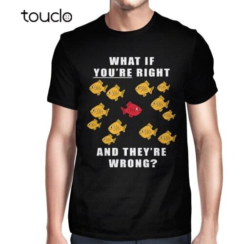 What If You're Right And They're Wrong T-Shirt, Fargo Fish Poster Tee