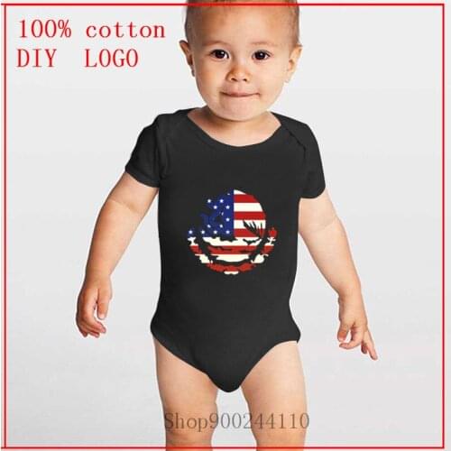 Baby Rompers American Mexican Symbol Newborn Baby Romper Short sleeve Jumpsuit Clothes Bodysuits Baby Cotton Outfits Clothes