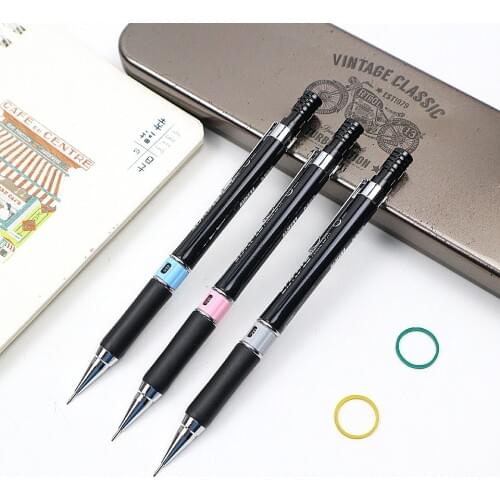 Student Mechanical Pencil 0.5mm 2B Refills Black Automatic Pencils For The Students Drawing Sketch Office Stationery Supplies