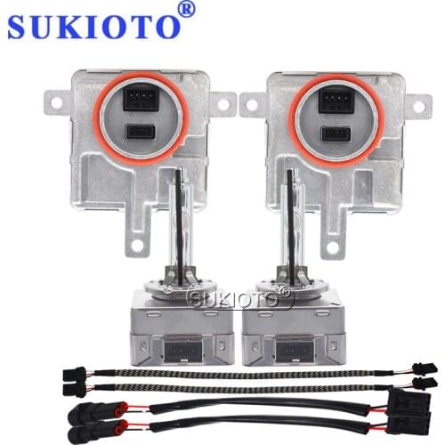 SUKIOTO Canbus Xenon D1S 6000K HID Headlight Kit 12V 35W D3S Car Light Ballast HID Xenon Kit 8K0941597 8K0941597C 8K0941597E