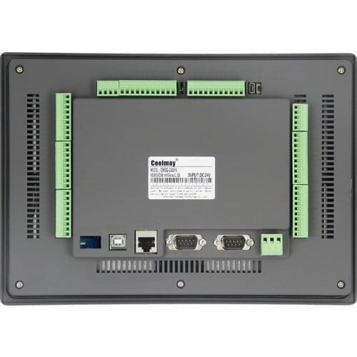 Modbus hmi and plc integrated touch screen controller with transistor outputs