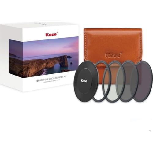 Kase Wolverine Magnetic Entry Level ND Kit ( CPL/ND8/ND64/adapter ring/filter bag/front lens cap)