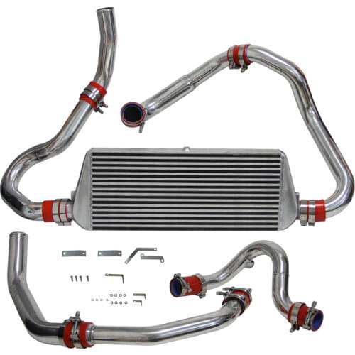 Front Mount Turbo Tuning Intercooler Kit Fits S*ubaru W*RX I*mpreza G*DA G*DB 00-05