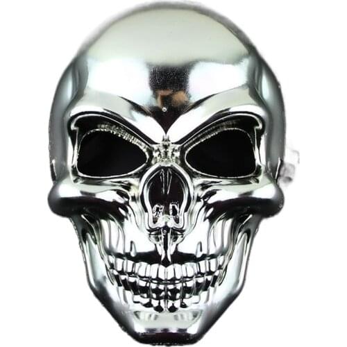 New Full Face Skull Mask Halloween Full Face Skull Head Cosplay Mask Anti-terrorism Skeleton Mask Masquerade Horror Ghost Masque