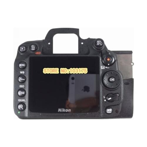 Original Back Rear cover case shell Assy For Nikon D7000 With LCD,Button Camera Repairment Parts