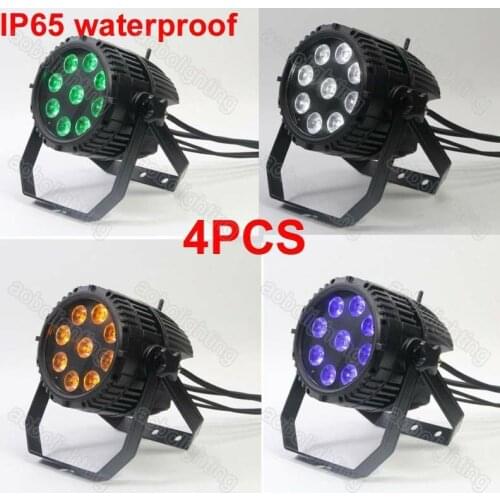 Rechargeable 9x10w LED Par Light Waterproof IP65 DJ outdoor DMX LED Stage Lights christmas projector party lights uplight