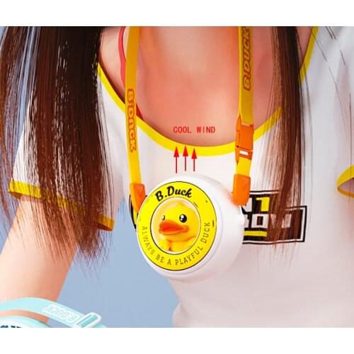 Neck fan portable mini usb fans 5V air cooler rechargeable ventilador small Travel handheld Electric fan silent cooling for home