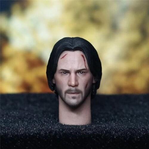 1/12 Scale MAFEX Kill God Head Sculpture Normal Version and Battle Damaged Version for 6 inch Male Action Figure Body Model