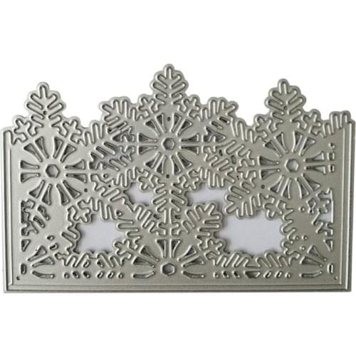 Snowflake Cover Metal Cutting Dies Stencil Scrapbooking DIY Album Stamp Emboss E15B