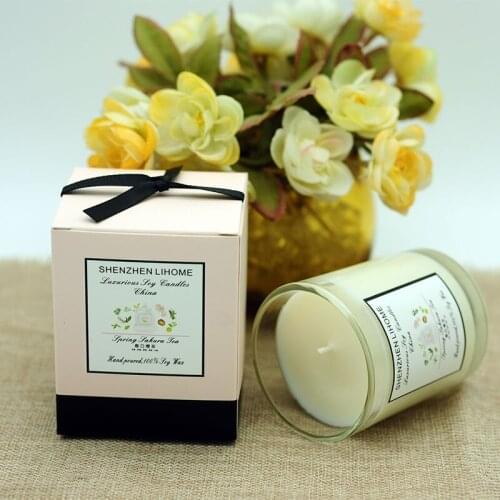 110g Aromatherapy Candle Wedding Romantic Scented Candles Party Candles Flameless Wax Candles Last about 25~30 hours