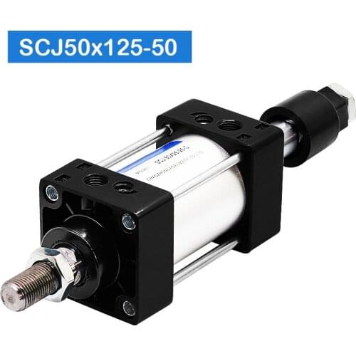 High Quality SCJ50X125-50 SC Pneumatic Cylinder Adjustable Stroke Cylinder SCJ50 without magnetic