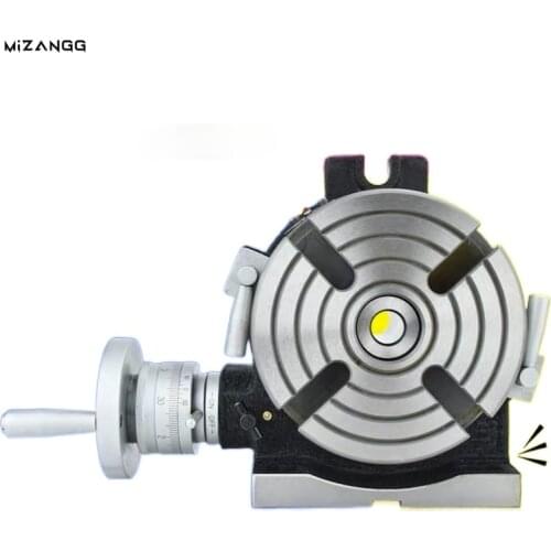 Diameter 150mm Vertical and Horizontal Dual Purpose Milling Machine HV6 Horizontal Vertical Rotary Table High Precision