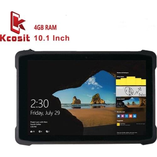 2020 industrial Tablet PC Rugged Waterproof Windows 10 Home 10.1 Inch Z8350 4GB RAM 64GB Rom 2D Barcode Scanner K11H GPS USB 4G