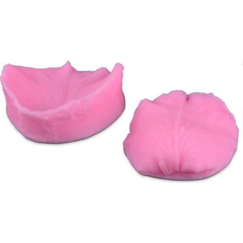 3D Food Grade Silicone Mold DIY Rose Petal Leaf Shaped Silicone Cake Mold Cake Fondant Chocolate Cake Mold Bakeware D254