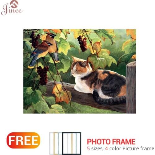 5D Diy Diamond Painting Forest Animal Cat Cross Stitch Diamond Embroidery Full circular Diamonds Mosaic Pictures Of Rhinestones