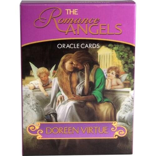 English Romance Angels Oracle Cards Lovers Gift Traditional Game With Online Guidebook Board Games