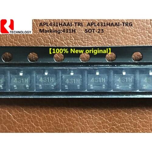 APL431HAAI-TRL APL431HAAI-TRG APL431HAAI-TR APL431H 431H APL431 0.5% Adjustable Precision Shunt Regulator 100% new original