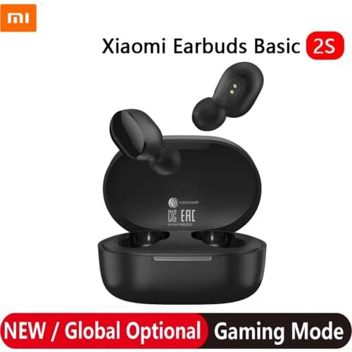 Xiaomi Mi True Wireless Gaming Mode Earbuds Basic 2s Bluetooth 5.0 Touch Control TWS Earphone USB C headphone