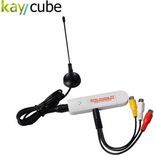 Digital Satellite DVB T2 USB TV Stick Tuner TV Receiver DVB-T2/T/C/FM/Analog with Antenna Remote control for Russia Europe PC