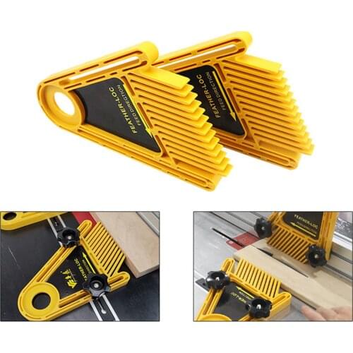 Woodworking Flipped Feather Board Set Engraving Machine Double Featherboards Miter Gauge Slot Carpenter Auxiliary Tool