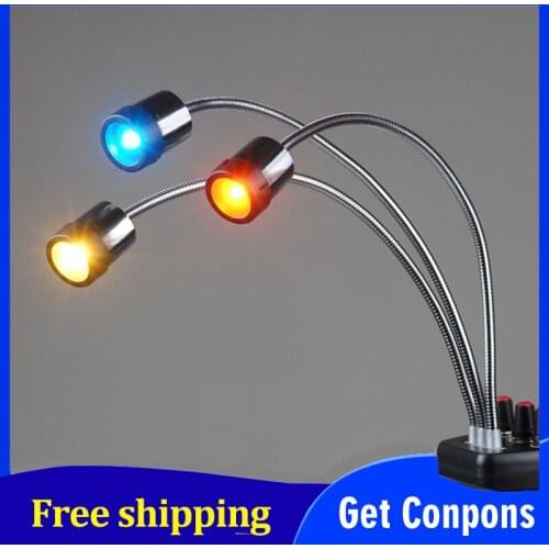 Falcon Eyes Triple 3 LED Magic Background Light for Macro Shooting/Jewelry Photography/Products Fotografia/Youtube DV-3B